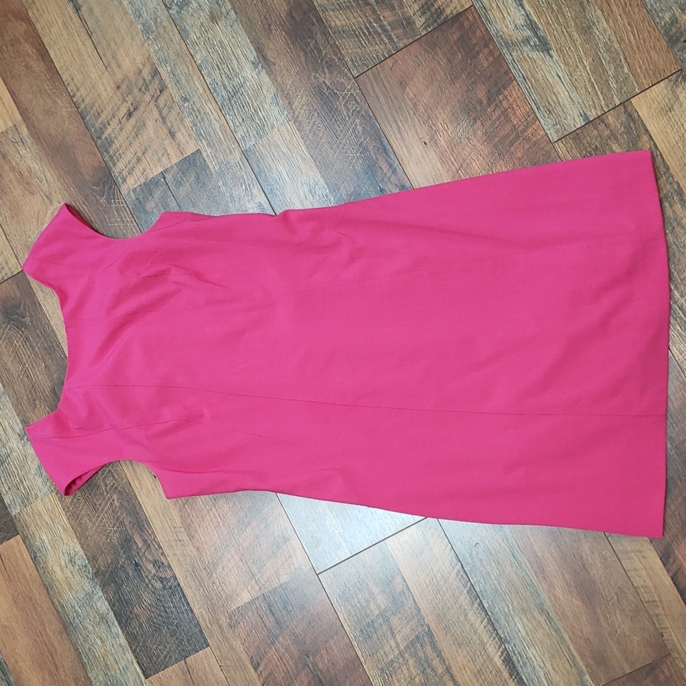 Vince Camuto Bright Pink Cap Sleeve Dress, Size 8